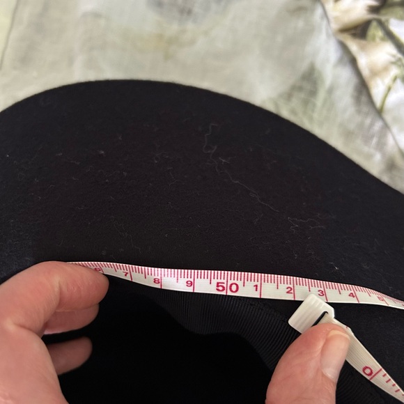 Banana Republic wide soft navy wool felt hat - NEW - Picture 9 of 9